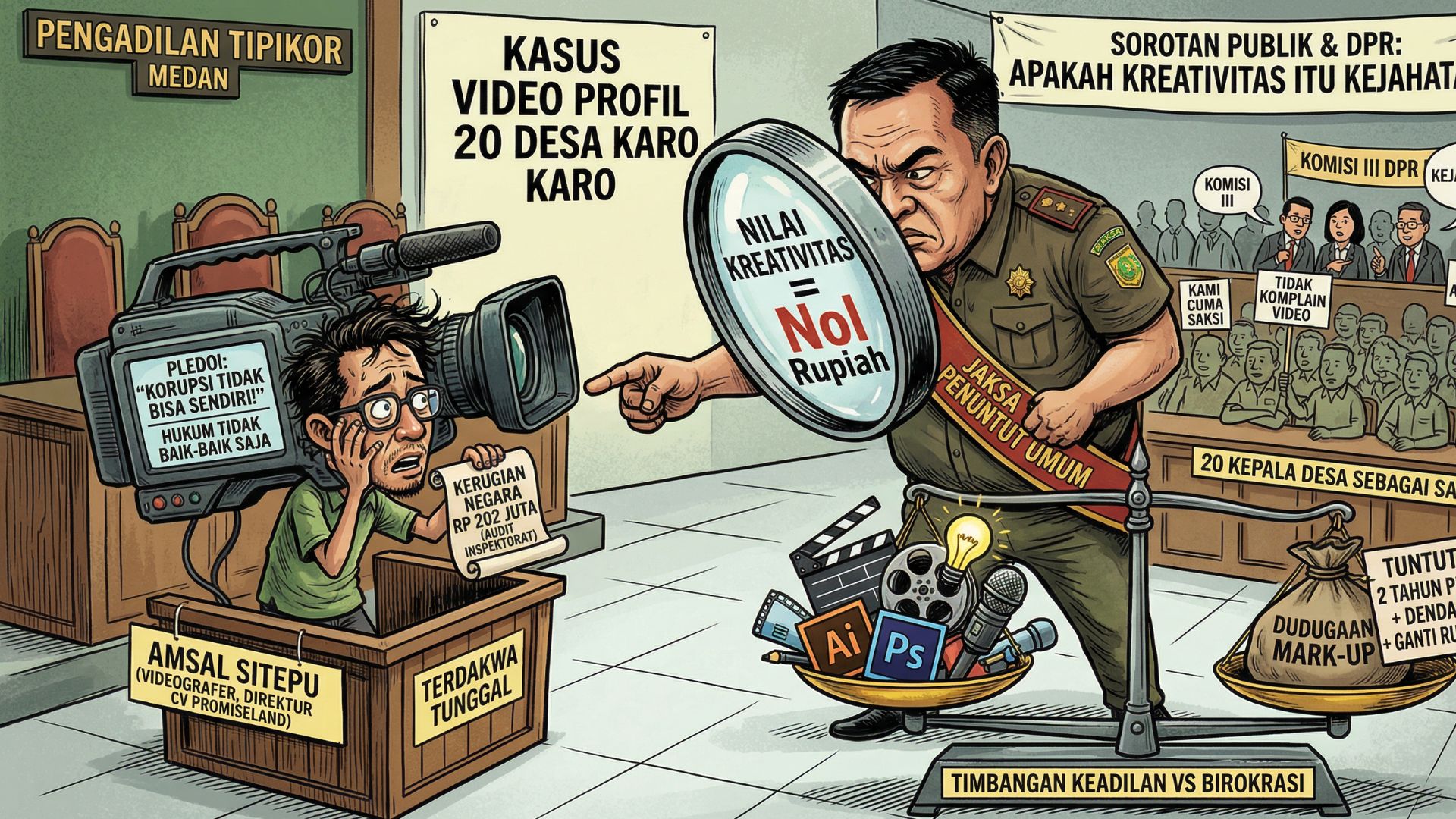Memperbaiki Cara Berpikir Jaksa Penuntut Umum dalam Kasus Dugaan Mark Up Amsal Sitepu