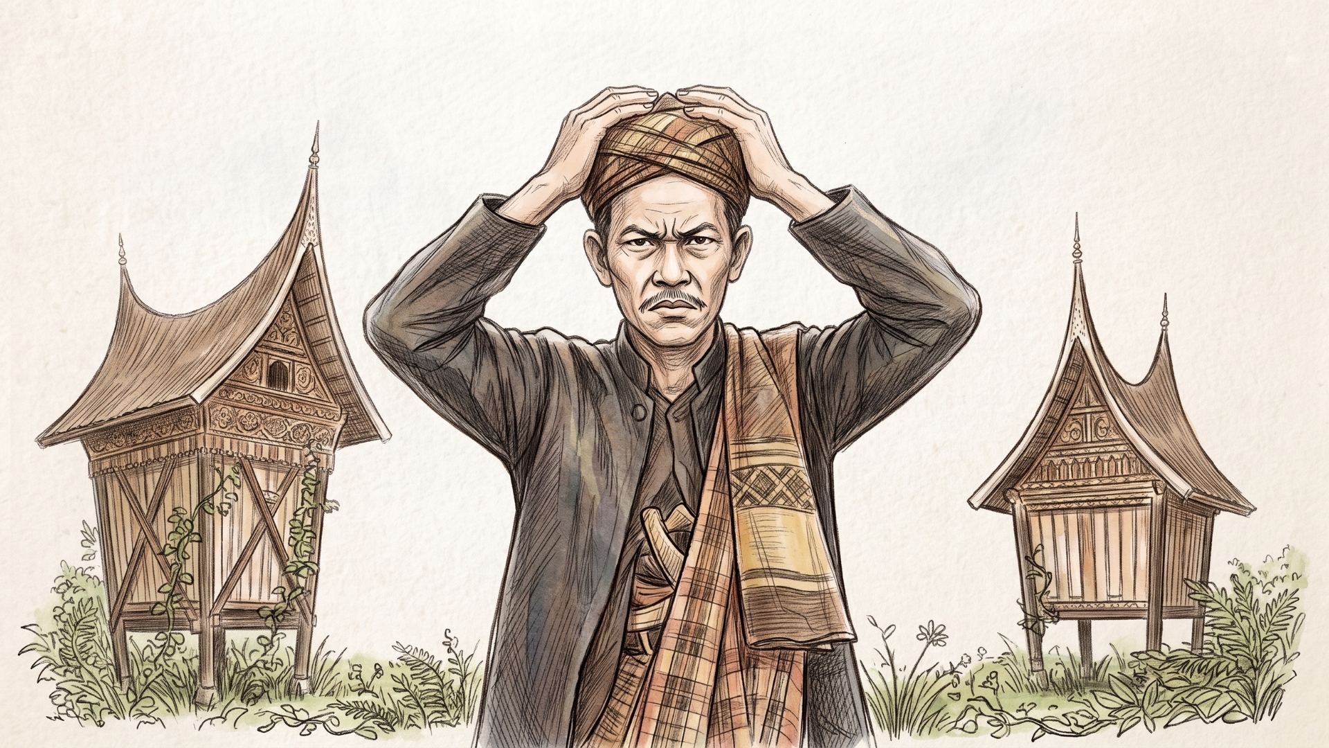 Seorang Datuak Memukul Peminta Belasting di Lubuak Basuang (1934)