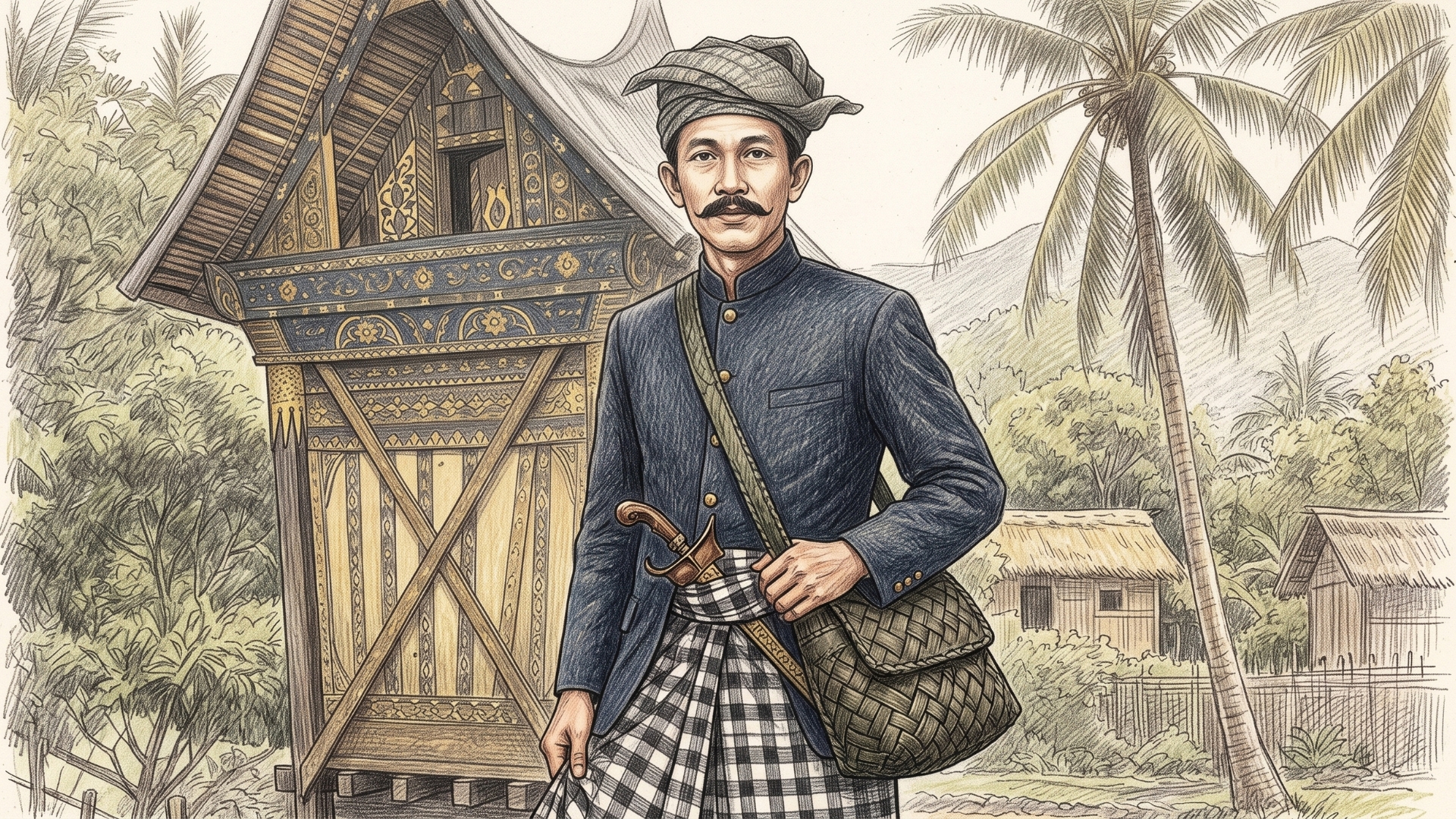 Tujuh Rantau Lautan Tenang: Metafora Ruang dan Labuhan Hati dalam Pantun Minang Klasik